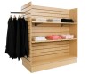 Slatwall H Unit Merchandiser 48"x24"x54" - Maple