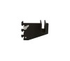 Rectangle Tube Hangrail Brackets 3" - Black