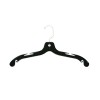 Plastic Heavy Duty Dress Hangers 14" - Black