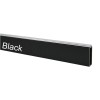 Black Rectangular Hangrail Tubing - 2'