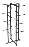 Chrome Lingerie Purse Rack 61"x24"x24"