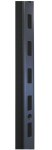 Powder Grey Heavy Duty Wall Standards 96" x 1" slot