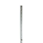 Satin Chrome Heavy Duty Wall Standard 96" x 1" slot