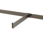 Satin Chrome Saddlemount Faceout 12"