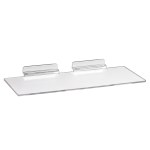 Acrylic Slatwall Shoe Shelf 12"x6"