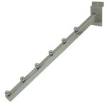 Chrome Slatwall Square Waterfall 6 Ball