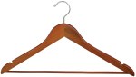 Teak Dress Garment Hanger/Support Bar 17"
