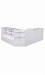 White Customer Service Counter 90"x18"x88"