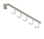 Chrome Square Tube Waterfall 5 Hook