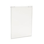 Acrylic Slatwall/Gridwall Sign Holder 8 1/2w"x 11"h