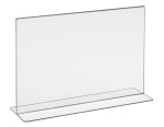Acrylic Double Sided Side Loaded Sign Holders 8.5"h x 11"w