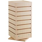 Slatwall Rotating Countertop Display Fixture 12"x12"x25"