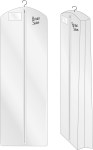 Clear Vinyl Gown Garment Bag 24"x70"