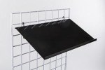 Gridwall Slanted Metal Shelf 12"x24"
