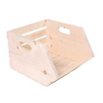Pine Produce Apple Crate 18"W x 15"D x 9.5H"