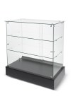 Black Frameless Extra Vision Showcase Cabinet 36"x20"x38" Black Frameless Extra Vision Showcase Cabinet 36"x20"x38"