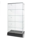 Black Frameless Showcase Cabinet 36''x18"x72" Black Frameless Showcase Cabinet 36''x18"x72"