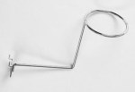 Chrome Slatwall/Pegboard Ball Holder