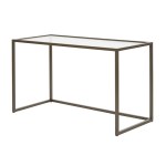 Linea Large Table/with Glass Top 52"x24"x30" Linea Large Table/with Glass Top 52"x24"x30"