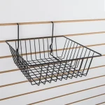 Slatwall/Pegboard Small Basket 12"x12"x4"