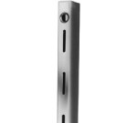 Chrome Heavy Duty Wall Standard 96" x 1" slot