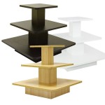 3 Tier Square Display Tables