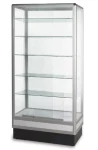 Aluminum Museum Glass Display Showcase 34"x20"x72" Aluminum Museum Glass Display Showcase 34"x20"x72"