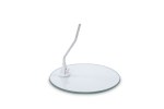 Round Glass Mannequin Base