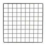 Black Grid Squares 14"x14"