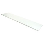 White Melamine Laminate Shelving 12â€x 46 5/8†White Melamine Laminate Shelving 12â€x 46 5/8â€