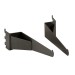 Pipeline Shelving Brackets - Anthracite Gray