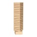 Slatwall Revolving Merchandiser 12"x12"x54" - Maple