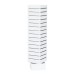 Slatwall Revolving Merchandiser 12"x12"x54" - White