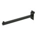 Slatwall Square Tube Faceouts 12" - Black