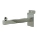 Slatwall Square Tube Faceouts 12" - Chrome