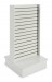 Slatwall Floor Panel Merchandiser 25 1/2" x 24"x54" - White